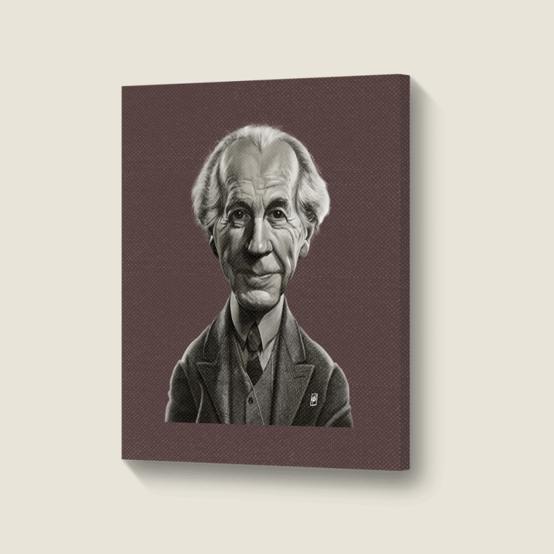 Frank Lloyd Wright Music Portrait Canvas Print | Artistshot