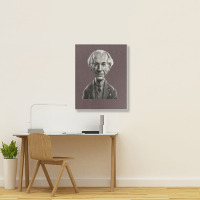 Frank Lloyd Wright Music Portrait Canvas Print | Artistshot