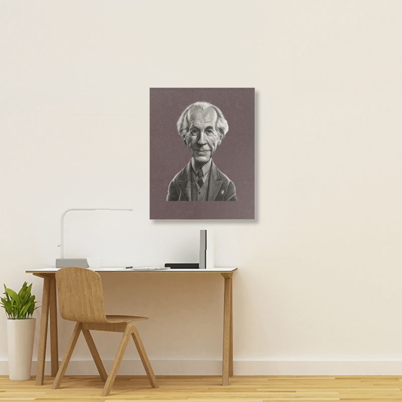 Frank Lloyd Wright Music Portrait Canvas Print | Artistshot