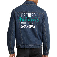 Retierd Architect Grandpa Nostalgia Men Denim Jacket | Artistshot