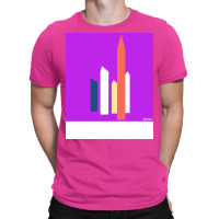 Satellite Towers Art In Mexican Landscape Wallpaper Of Modern Architec T-shirt | Artistshot