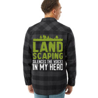 Landscaping Pun Saying Landscaper Boy Flannel Shirt | Artistshot