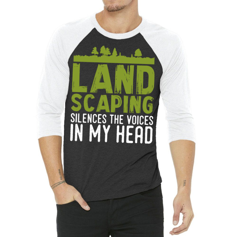 Landscaping Pun Saying Landscaper Boy 3/4 Sleeve Shirt | Artistshot