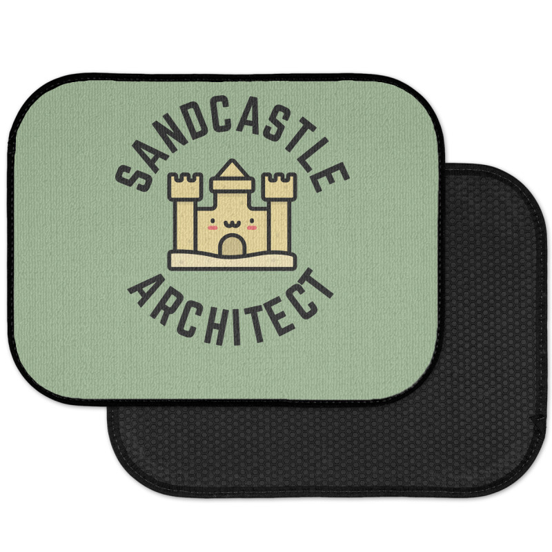 Sandcastle Architect Kids Design Boy Rear Car Mat | Artistshot