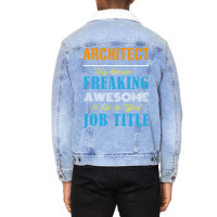 Architect Hipster Cool Unisex Sherpa-lined Denim Jacket | Artistshot