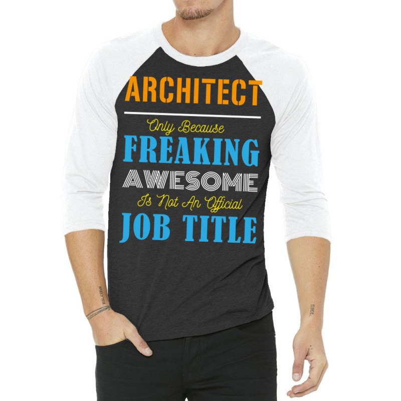 Architect Hipster Cool 3/4 Sleeve Shirt | Artistshot