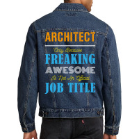 Architect Hipster Cool Men Denim Jacket | Artistshot