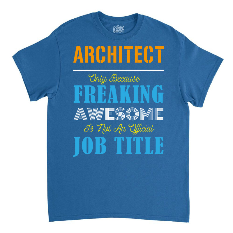 Architect Hipster Cool Classic T-shirt | Artistshot