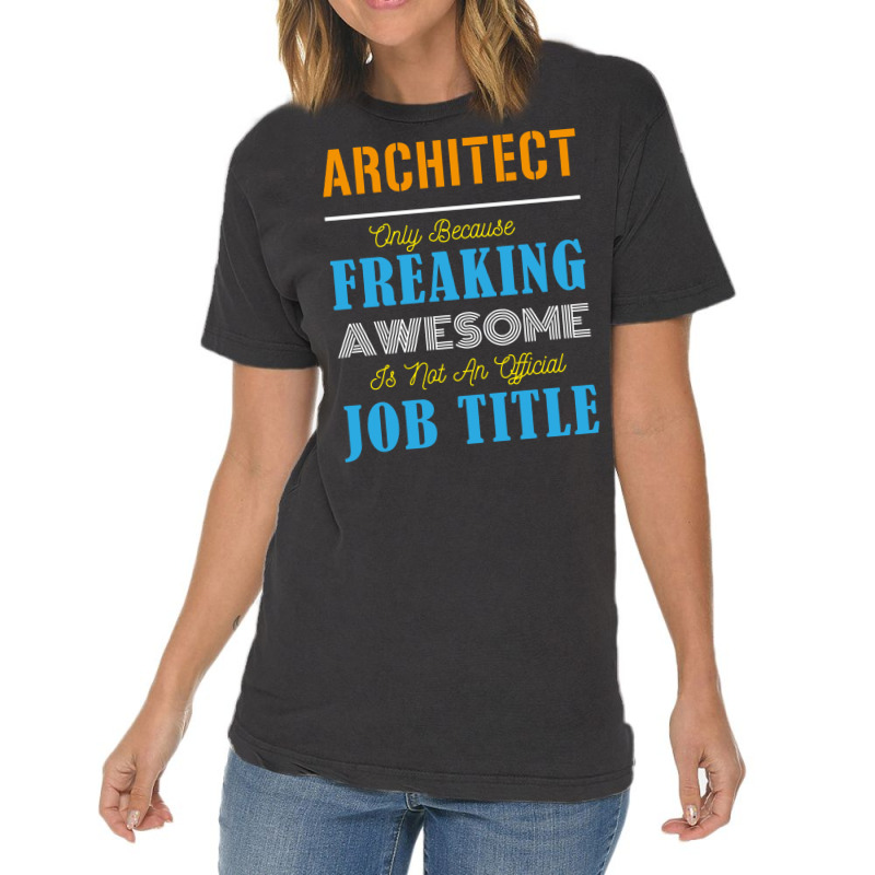 Architect Hipster Cool Vintage T-shirt | Artistshot