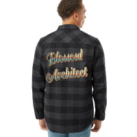 Blessed Architect Stars Flannel Shirt | Artistshot