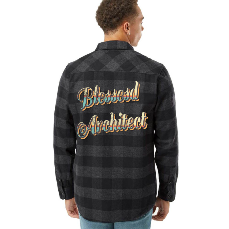 Blessed Architect Stars Flannel Shirt | Artistshot