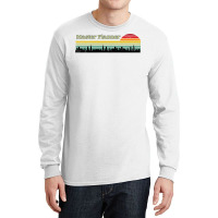 Master Planner Retro Sunset Skyline Design Long Sleeve Shirts | Artistshot