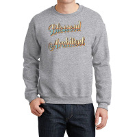 Blessed Architect Stars Crewneck Sweatshirt | Artistshot