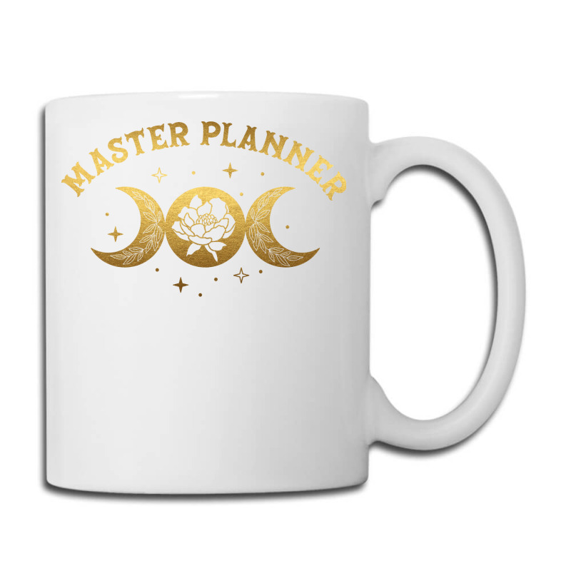 Master Planner Boho Moon Wild Rose Golden Design Coffee Mug | Artistshot