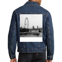 Black And White Landscape Trending Men Denim Jacket | Artistshot