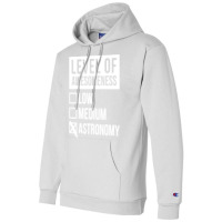 Funny Level Of Awesomeness Low Astronomy Astronomer Quote For A Birthd Champion Hoodie | Artistshot