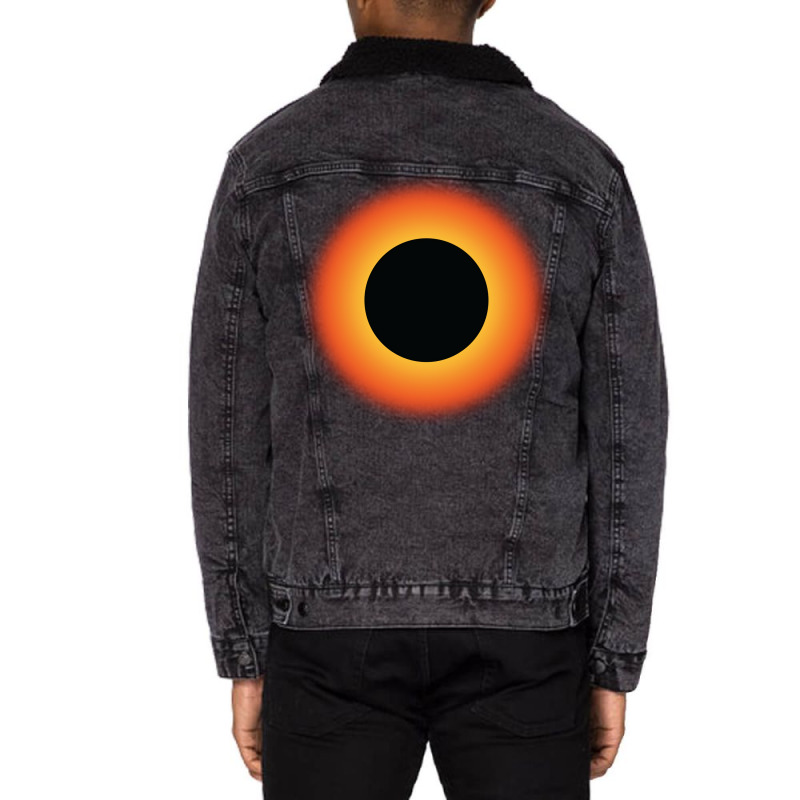 Black Hole Nostalgia Unisex Sherpa-Lined Denim Jacket by thanetsadib | Artistshot