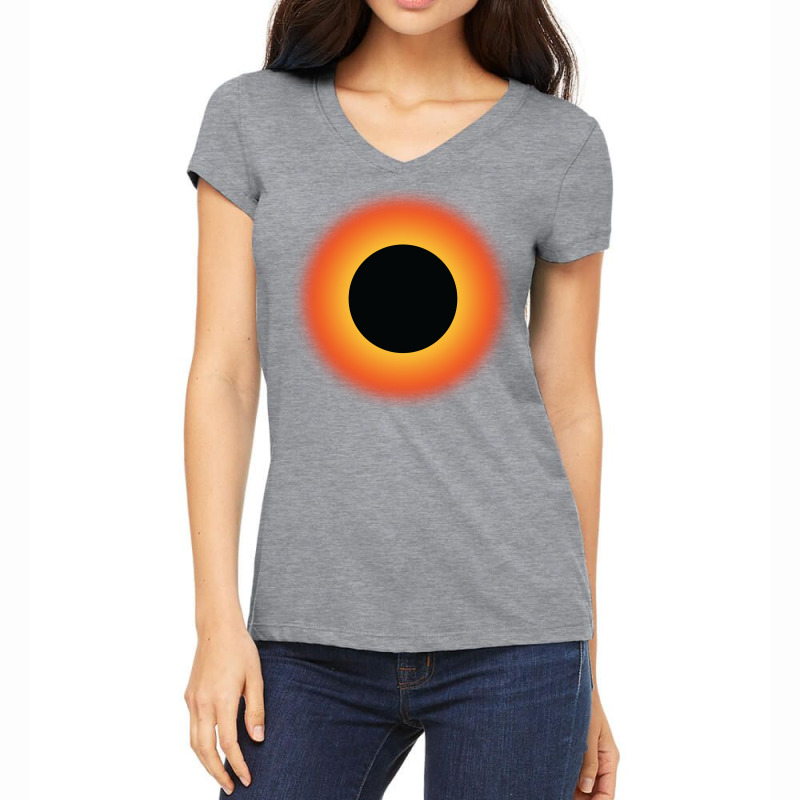 Black Hole Nostalgia Women's V-Neck T-Shirt by thanetsadib | Artistshot