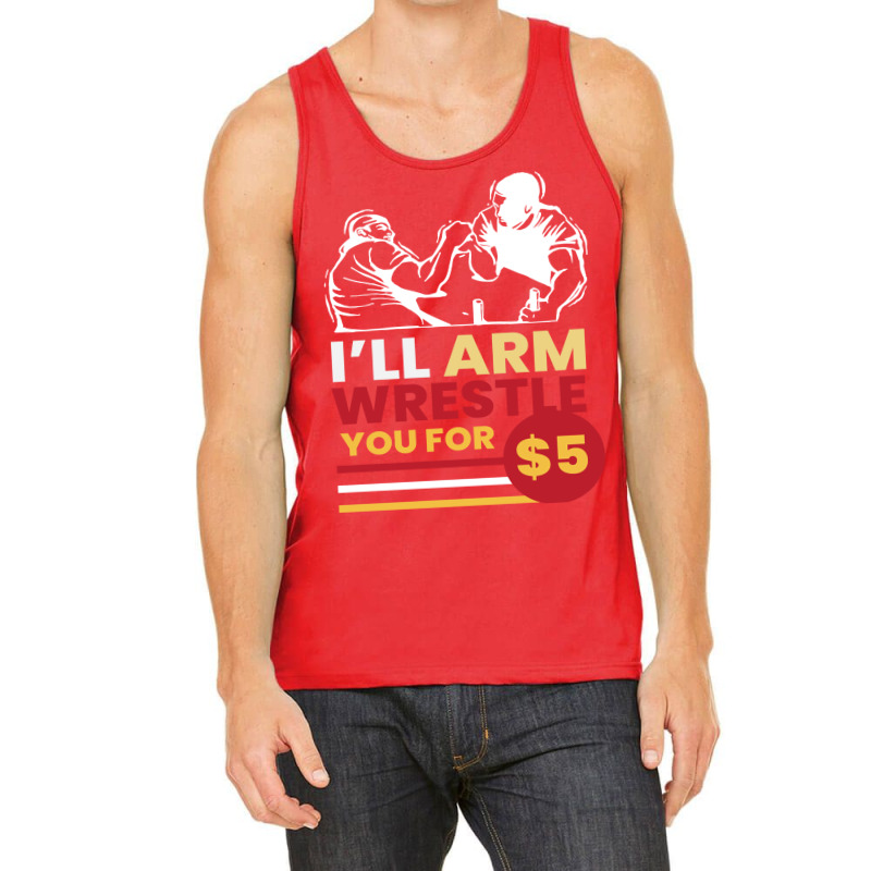 Arm Wrestle For 5 Arm Aesthetic Tank Top | Artistshot