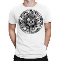 Nature Medallion Vintage Leaves And Scrolls Retro T-shirt | Artistshot