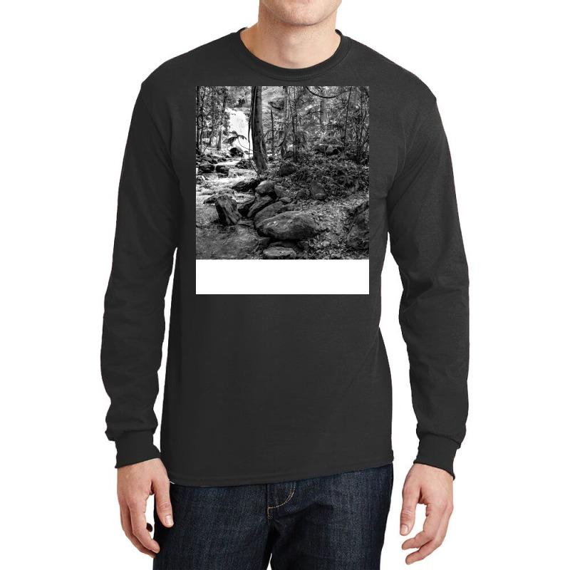 Black And White Landscape Cool Girl Long Sleeve Shirts | Artistshot