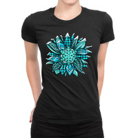 Winter Sunflower Ladies Fitted T-shirt | Artistshot