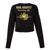 Powered By Coffee Naval Architect Hippie Cropped Sweater | Artistshot