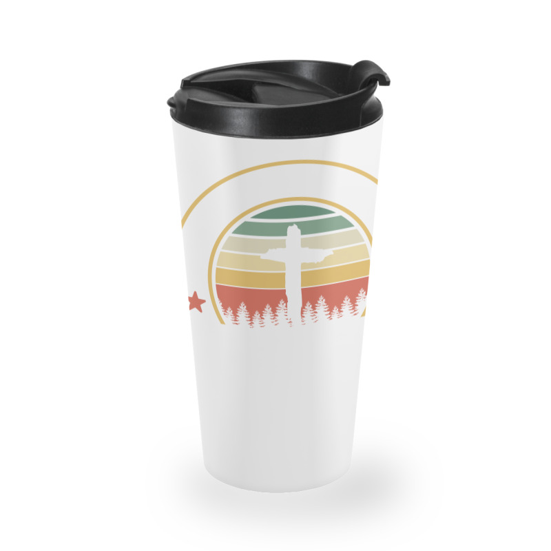 Church And Architecture Funny Christian Faith Gift Green Travel Mug | Artistshot