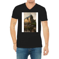 Old Castle Gift V-neck Tee | Artistshot