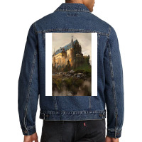 Old Castle Gift Men Denim Jacket | Artistshot