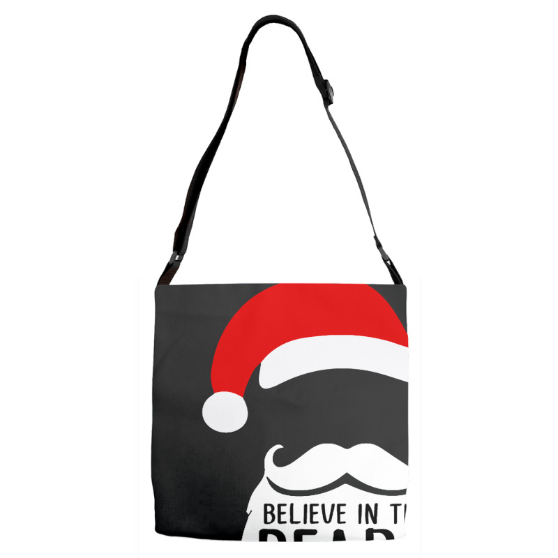 Believe In The Beard Adjustable Strap Totes | Artistshot