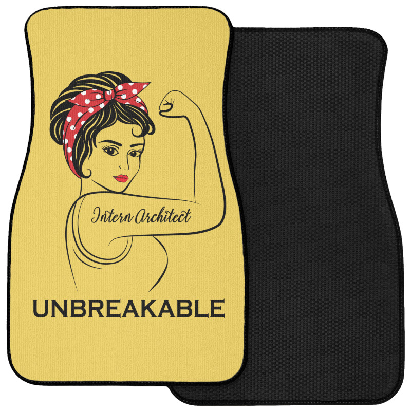 Intern Architect Unbreakable Humor Front Car Mat | Artistshot