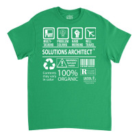 Solutions Architect T  Multitasking Certified Job Gift Item Tee Classic T-shirt | Artistshot