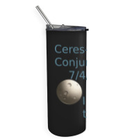 Ceres Vesta Conjunction Asteroids Green Skinny Tumbler | Artistshot