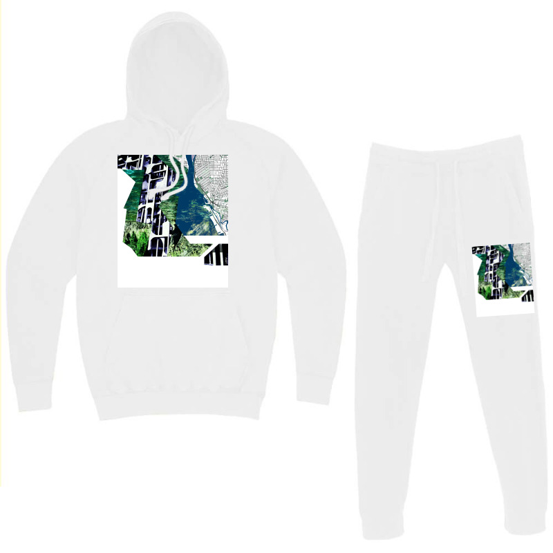 The City In Bedrock Map Ecopop Collage Trending Hoodie & Jogger Set | Artistshot