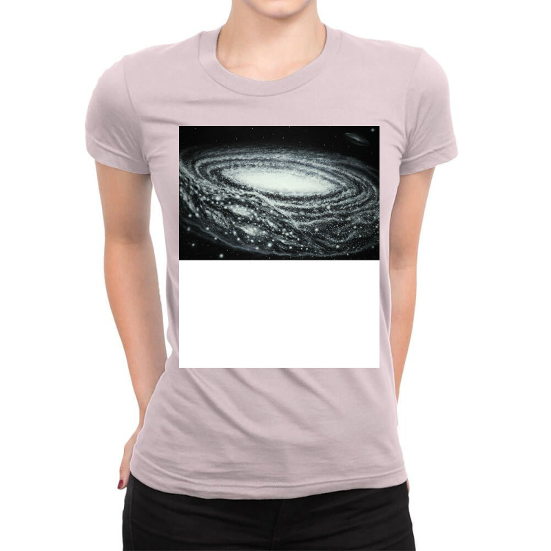 Spiral Glaxy Cute Ladies Fitted T-Shirt by hoqueexenouf | Artistshot