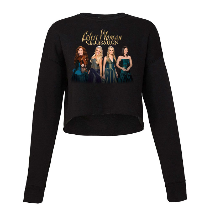 New Celtic Woman - Celebration 15th Anniversary Tour 2020 Cropped Sweater | Artistshot