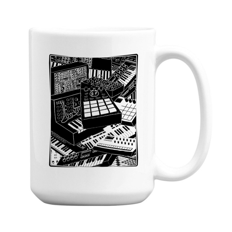 Electronic Musician Loves Synthesizers 15 Oz Coffee Mug | Artistshot