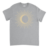 Sun Moon Eclipse Boho 80s Classic T-shirt | Artistshot