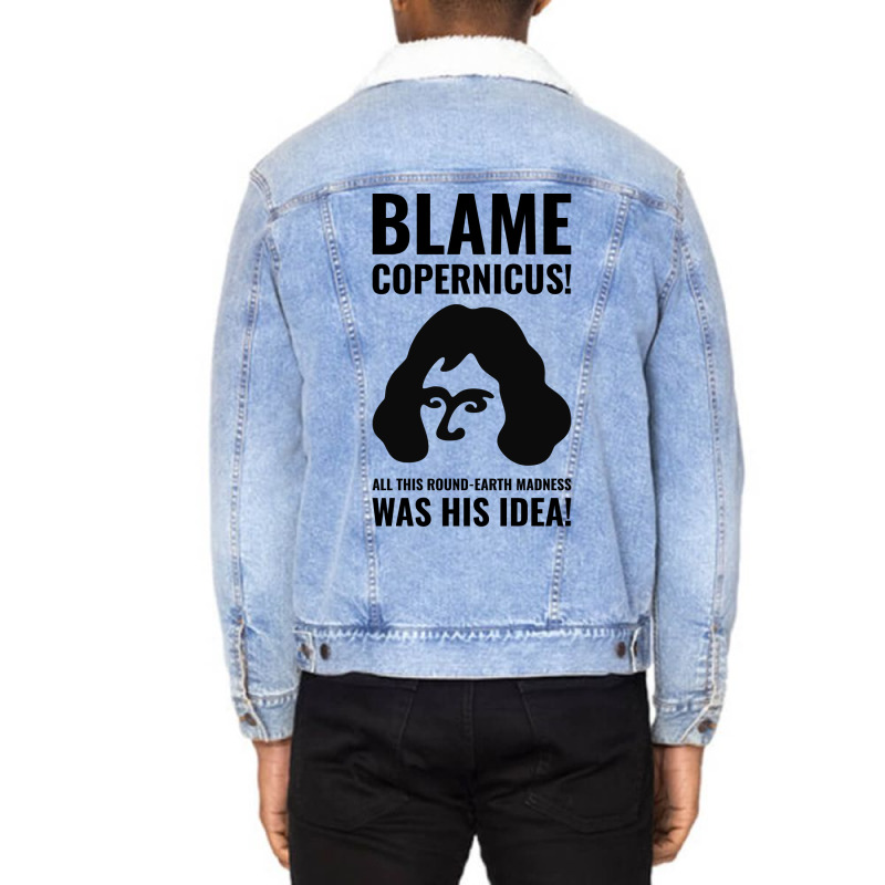 Blame Copernicus Girl Unisex Sherpa-lined Denim Jacket | Artistshot