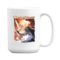 Clash Of The Titans (transparent) 15 Oz Coffee Mug | Artistshot