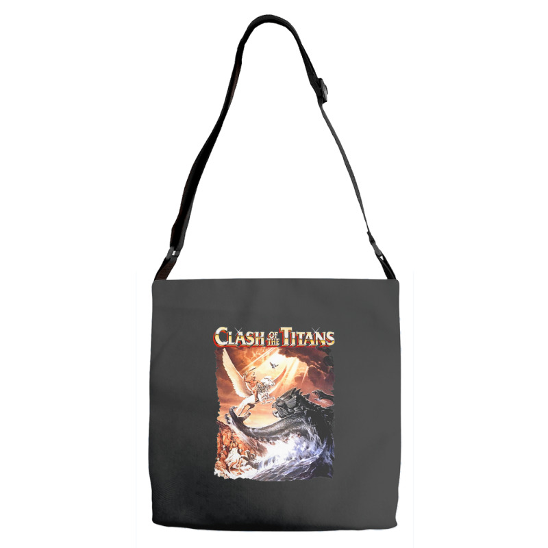 Clash Of The Titans (transparent) Adjustable Strap Totes | Artistshot