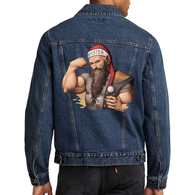 Holiday Armwrestling Quote Men Denim Jacket | Artistshot