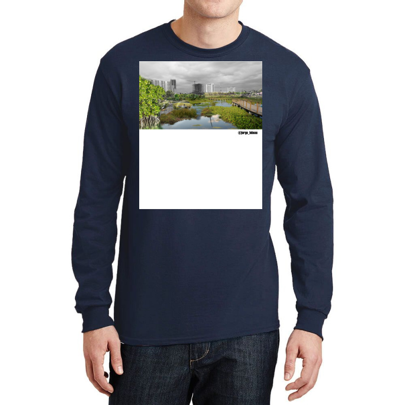 Tajamar Manglar Ecopop Landscape Design Intervention Humor Long Sleeve Shirts | Artistshot