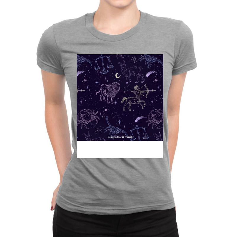 Zodiac Sign Astrology Popular Nostalgia Ladies Fitted T-Shirt by moiadyohta2 | Artistshot