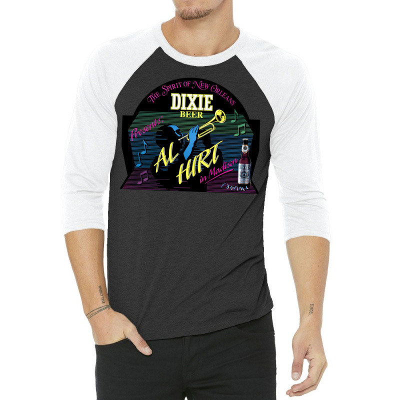 The Spirit Of New Orleans Dixie Beer Club Vintage All Hirt In Madison 3/4 Sleeve Shirt | Artistshot