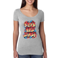 Beautiful Lettering Trending Women's Triblend Scoop T-shirt | Artistshot