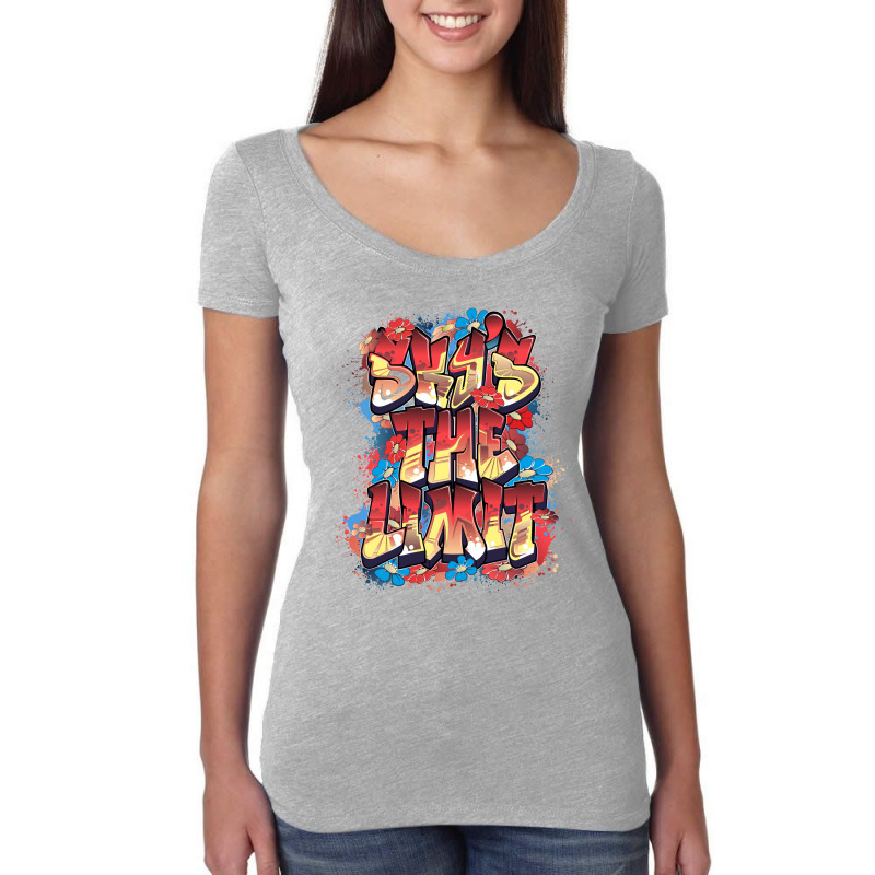 Beautiful Lettering Trending Women's Triblend Scoop T-shirt by ritzityoung2 | Artistshot