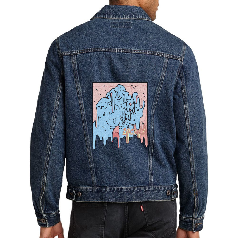 Locket Drip Men Denim Jacket by NANCYLTICKLE-SUMMERS | Artistshot