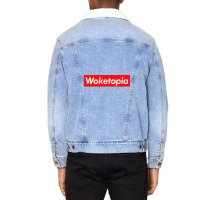 Woketopia Battle The Moral Ground Unisex Sherpa-lined Denim Jacket | Artistshot